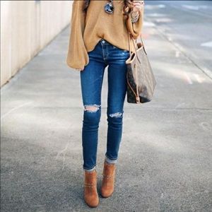 Sam Edelman “Chandler” Suede Booties